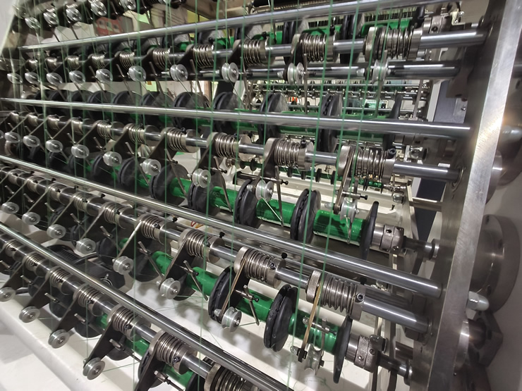 100头电缆色带拉线分条机 100头电缆色带拉线分条机